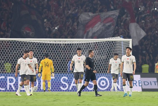 国足0-1印尼遭四连败 提前一轮无缘美加墨世界杯