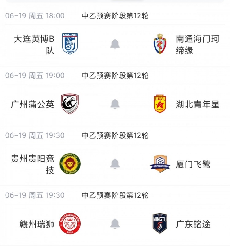 海港B队赛季首败 北区6分领跑;贵阳竞技三连胜 南区5分领跑 海港B队赛季首败 北区6分领跑;贵阳竞技三连胜 南区5分领跑