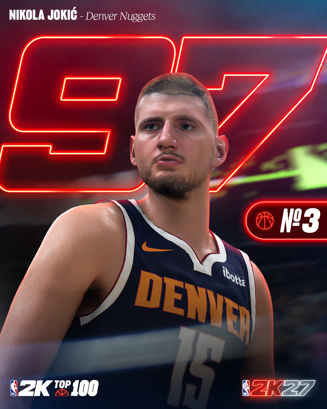 2K27能力值前十出炉：三人97并列榜首 文班亚马封面领衔